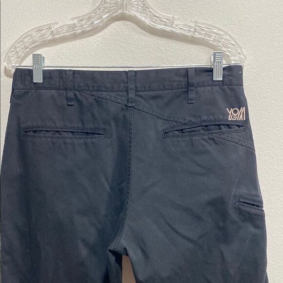 Volcom Weirder Pant Black Slim Tapered Chino 32 Skate Casual‎ Y2K Logo - Picture 9 of 16